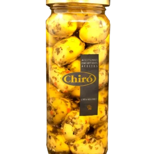 Aceituna Verde Condimentada en Aceite
