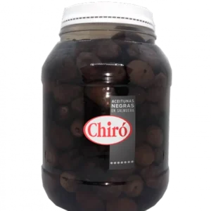 Aceituna Negra con Hueso en Salmuera