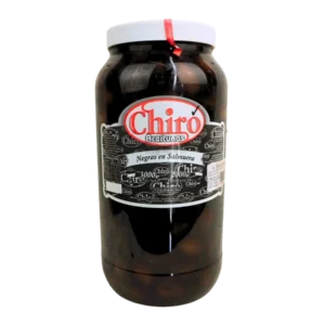 Aceituna Negra con Hueso en Salmuera