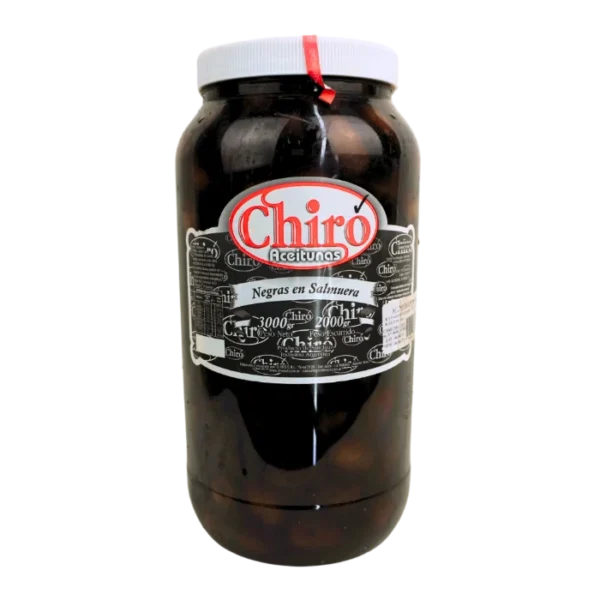 Aceituna Negra con Hueso en Salmuera