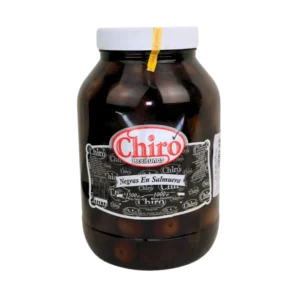 Aceituna Negra con Hueso en Salmuera