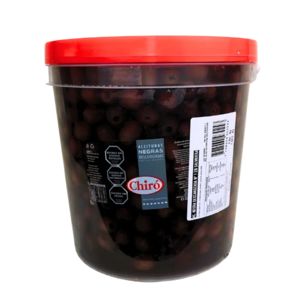 AND05 Aceituna Negra Descarozada en Salmuera