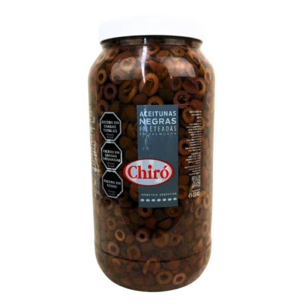 Aceituna Negra Fileteada en Salmuera