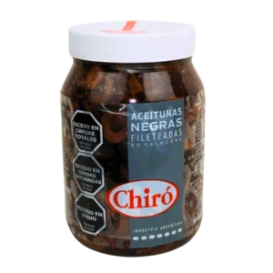 Aceituna Negra Fileteada en Salmuera