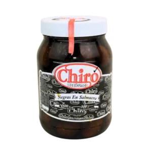 Aceituna Negra con Hueso en Salmuera
