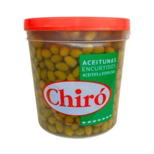 Aceituna Verde con Carozo en Salmuera