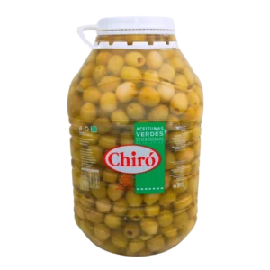 Aceituna Verde Descarozada en Salmuera