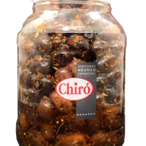 Aceituna Negra Condimentada en Aceite
